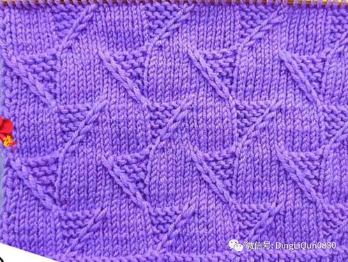 針織作品 30個漂亮的針織針跡圖案設計